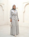 Satin Skirt Extension Dress