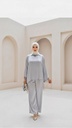 Satin Beaded Fringe Suit