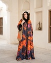 Abstract Print Flowy Dress