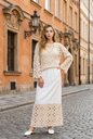 Elegant Giupure Top Suit