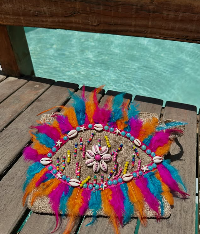 Carnival Shell Clutch