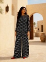 Polka Dot Chiffon Suit
