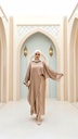 Shimmery Poncho Embroidered Skirt Suit