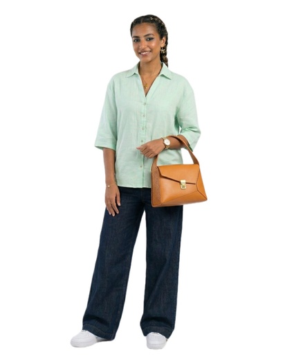 [d34\sum26] Textured Shirt