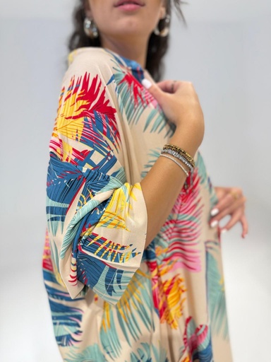 [sun26] Colorful Patterned Dress